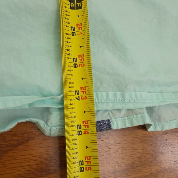 Robert Graham Button Down Shirt Men's Medium Turquoise Long Sleeve Contrast Cuff - Picture 15 of 15